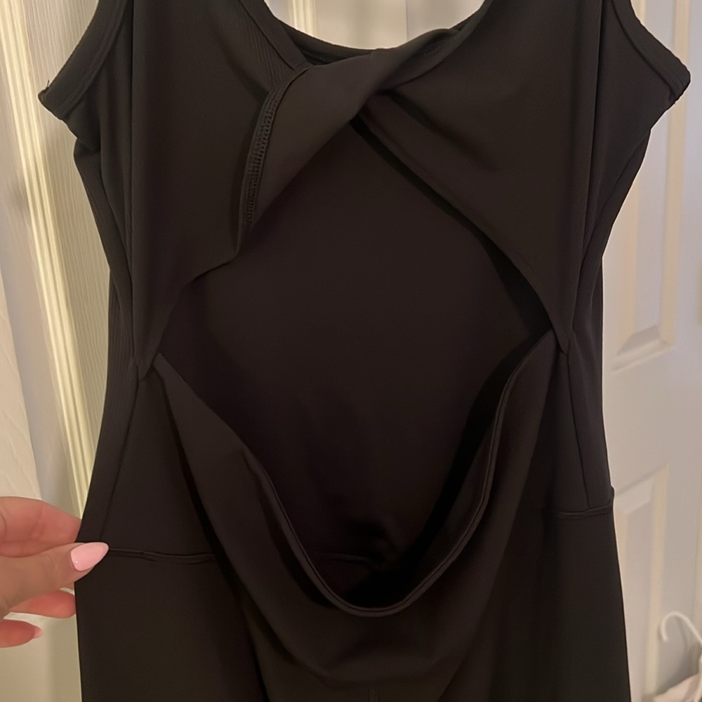 All in motion black athletic jumpsuit size large